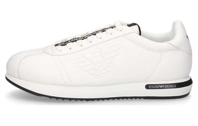 Emporio Armani Leather Low-Top Sneaker 'White' X4X260XL709K222