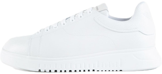 エンポリオ・アルマーニ レザー ロートップ スニーカー 'ホワイト' X4X264XF768100001 X4X264XF768100001 Buy エンポリオ・アルマーニ レザー ロートップ スニーカー 'ホワイト' X4X264XF768100001 X4X264XF768100001