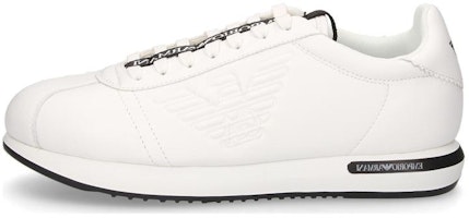 Emporio Armani Leather Low-Top Sneaker 'White' X4X260XL709K222 Emporio Armani Leather Low-Top Sneaker 'White' X4X260XL709K222