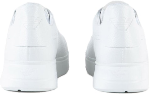 エンポリオ・アルマーニ レザー ロートップ スニーカー 'ホワイト' X4X264XF768100001 X4X264XF768100001 Shop エンポリオ・アルマーニ レザー ロートップ スニーカー 'ホワイト' X4X264XF768100001 X4X264XF768100001