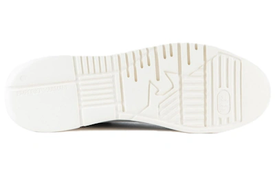 Emporio Armani Leather Low-Top Sneaker 'White'