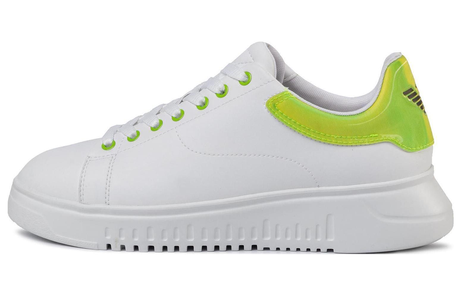 Emporio Armani Leather Low-Top Sneaker 'White CMFT'