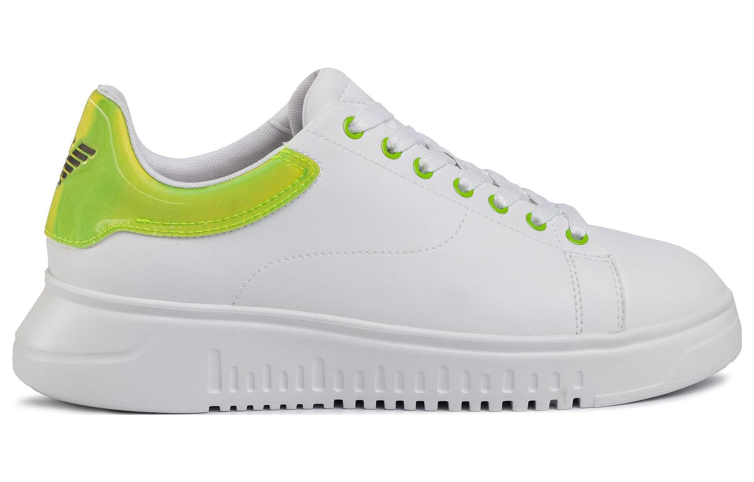 Emporio Armani Leather Low-Top Sneaker 'White CMFT' 圖 2