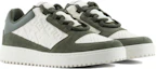 Order Sneaker Basse Emporio Armani en Cuir ''Blanc Vert'' X4X636XN791T086