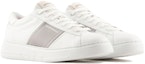 Order Emporio Armani Kasut Kulit Low-Top 'Putih Kelabu'. X4X570XN840K525