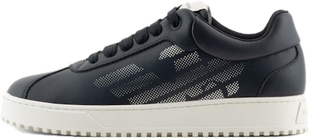 Emporio Armani Leather Low-Top Sneakers 'Navy Blue' X4X643XN95200285 Emporio Armani Leather Low-Top Sneakers 'Navy Blue' X4X643XN95200285