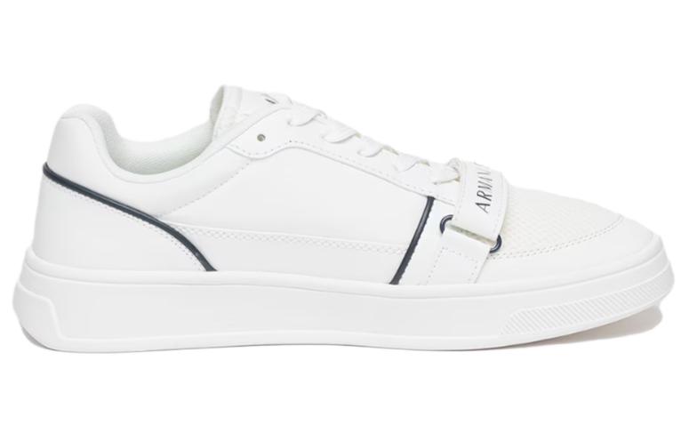 Order Emporio Armani Zapatillas de Cuero Bajas 'Comfort Sport Blanco' XUX168XV658S522