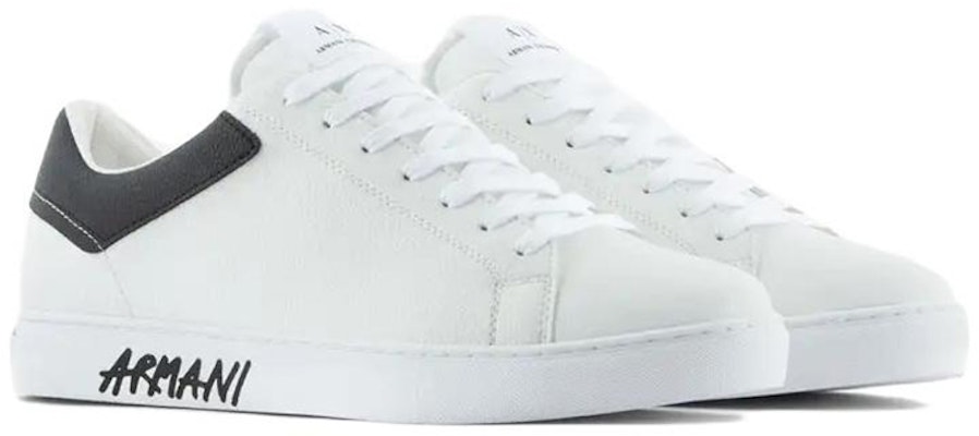 Emporio Armani Zapatillas de Cuero Bajas 'Negro y Blanco' XUX145XV598K488 Lookbook Emporio Armani Zapatillas de Cuero Bajas 'Negro y Blanco' XUX145XV598K488