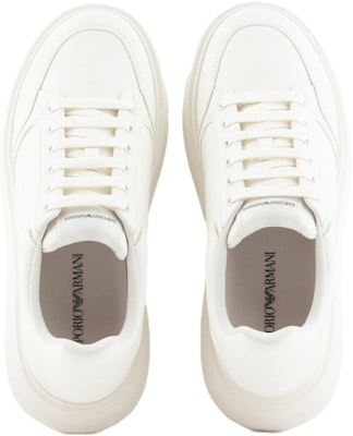 Emporio Armani Leather Low Top 'White Eagle' X4X633XM964M801 Lookbook Emporio Armani Leather Low Top 'White Eagle' X4X633XM964M801
