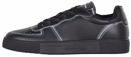 Emporio Armani Leather Low Top Sneaker 'Black' X4X644XN954K001 Emporio Armani Leather Low Top Sneaker 'Black' X4X644XN954K001
