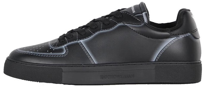 エンポリオ アルマーニ レザー スニーカー (黒) X4X644XN954K001 Buy エンポリオ アルマーニ レザー スニーカー (黒) X4X644XN954K001