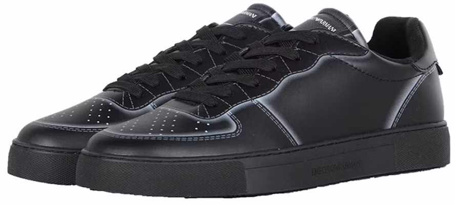 Zapatillas Bajas de Cuero Emporio Armani 'Negro' X4X644XN954K001 Lookbook Zapatillas Bajas de Cuero Emporio Armani 'Negro' X4X644XN954K001