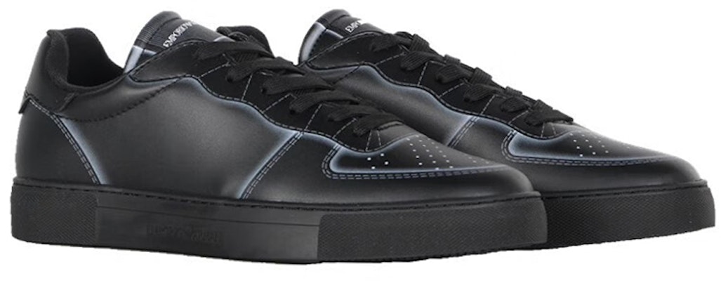 Zapatillas Bajas de Cuero Emporio Armani 'Negro' X4X644XN954K001 Shop Zapatillas Bajas de Cuero Emporio Armani 'Negro' X4X644XN954K001