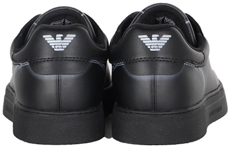 エンポリオ アルマーニ レザー スニーカー (黒) X4X644XN954K001 Details for エンポリオ アルマーニ レザー スニーカー (黒) X4X644XN954K001