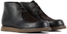 Emporio Armani But Fesyen Kulit Hitam Hujung Bulat Bertali Pendek X2M344XN6651C705