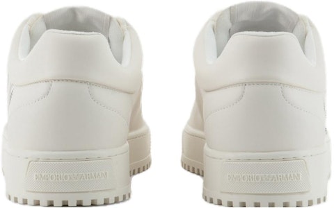 Zapatillas Bajas de Cuero Blanco Emporio Armani con Punta Redonda y Cordones X4X643XN95200894 Lookbook Zapatillas Bajas de Cuero Blanco Emporio Armani con Punta Redonda y Cordones X4X643XN95200894
