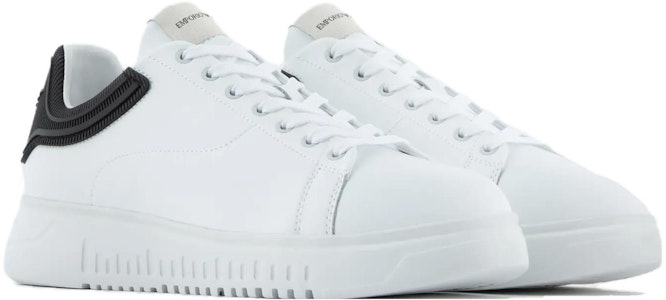 엠포리오 아르마니 블랙&화이트 가죽 스니커즈 X4X264XN19100230 Order 엠포리오 아르마니 블랙&화이트 가죽 스니커즈 X4X264XN19100230