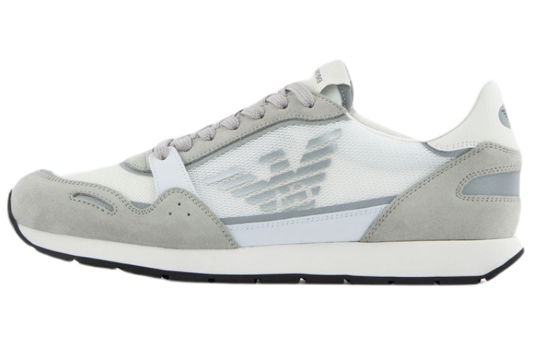 Buy Emporio Armani Kasut Kulit 'Logo Helang Sisi Kelabu' X4X537XM678Q825