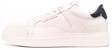 Emporio Armani Leather Textured Sneakers 'White Fashion' X4X568XN162Q778 Emporio Armani Leather Textured Sneakers 'White Fashion' X4X568XN162Q778