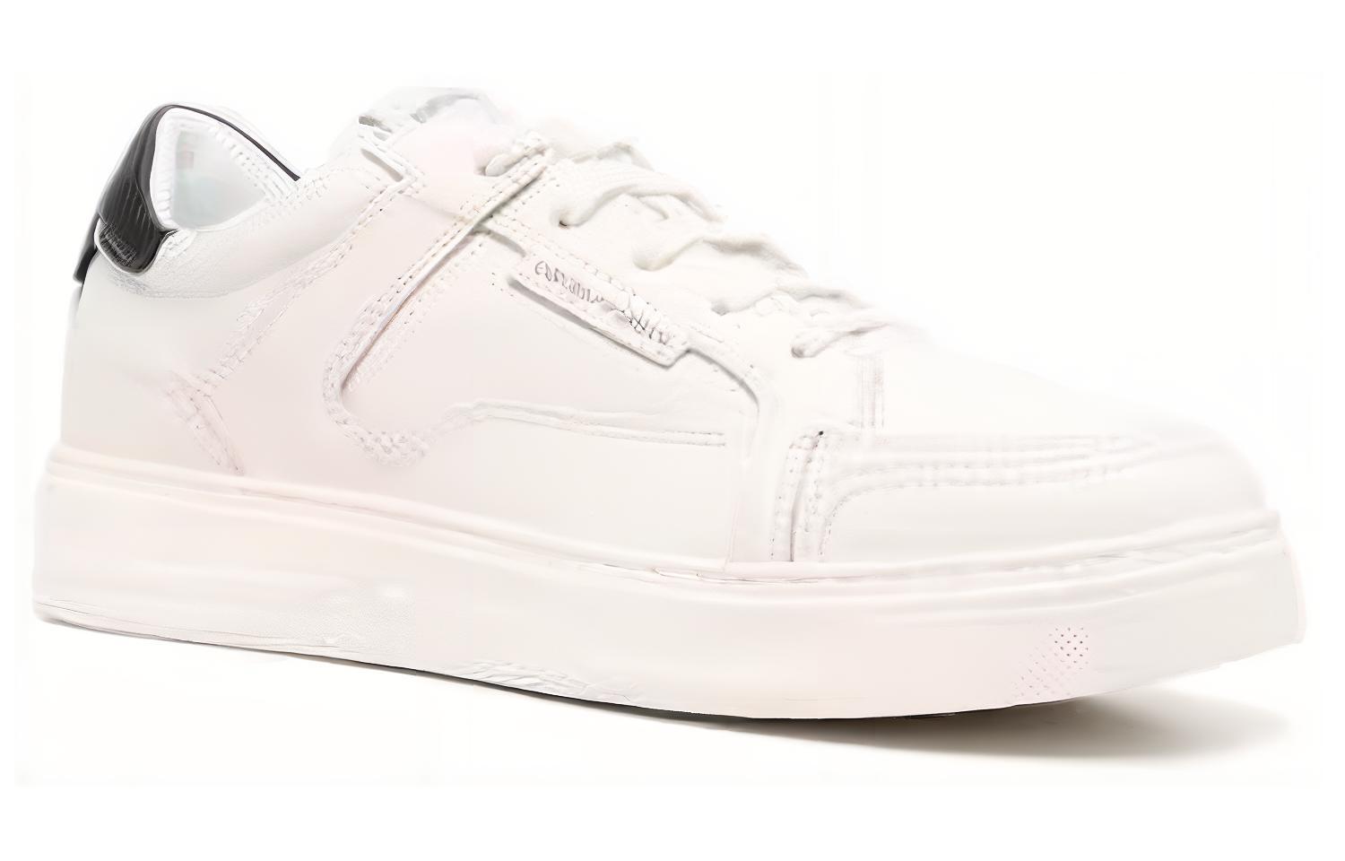 Lookbook Emporio Armani Sepatu Kulit Bertekstur 'Putih Fashion' X4X568XN162Q778