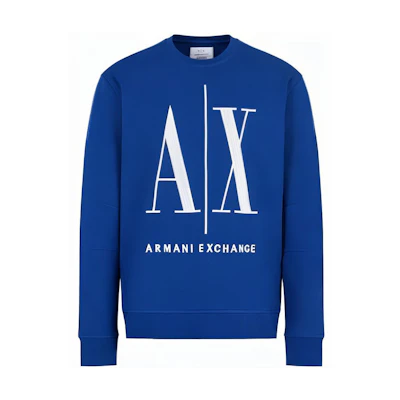 Emporio Armani Letter Print Crewneck Pullover Sweatshirt 8NZMPAZ-J1ZZ1-15AE