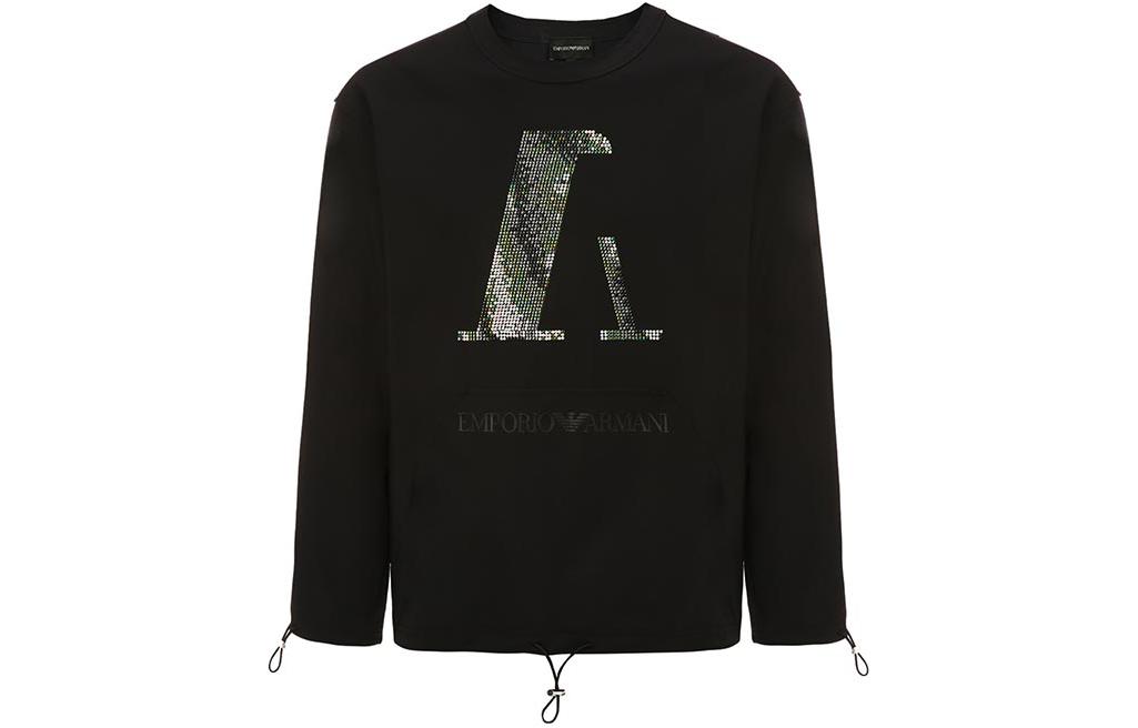 Emporio Armani Letter Print Crewneck Pullover Sweatshirt 3H1M6V-1JI3Z-0100 圖 9