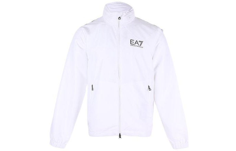 Emporio Armani Letter Print Zip-Up Jacket 3HPB03-PN28Z-1100