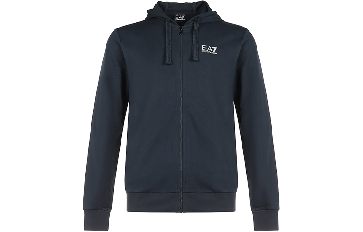 Emporio Armani Letter Zip-Up Sweatshirt Jacket in Navy Blue 8NPM03-PJ05Z-1578 圖 2