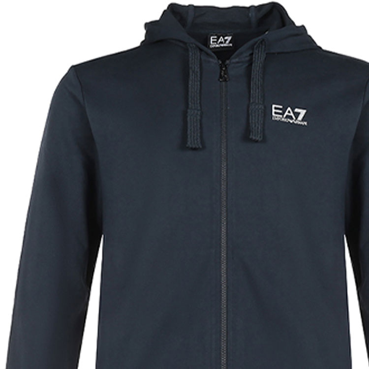 Emporio Armani Letter Zip-Up Sweatshirt Jacket in Navy Blue 8NPM03-PJ05Z-1578 圖 7