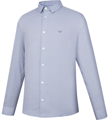 Emporio Armani Kemeja Lengan Panjang Biru Muda Bordir Logo 8N1C09-1NI9Z-0785 Lookbook Emporio Armani Kemeja Lengan Panjang Biru Muda Bordir Logo 8N1C09-1NI9Z-0785