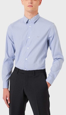 Emporio Armani Kemeja Lengan Panjang Biru Muda Bordir Logo 8N1C09-1NI9Z-0785 Purchase Emporio Armani Kemeja Lengan Panjang Biru Muda Bordir Logo 8N1C09-1NI9Z-0785