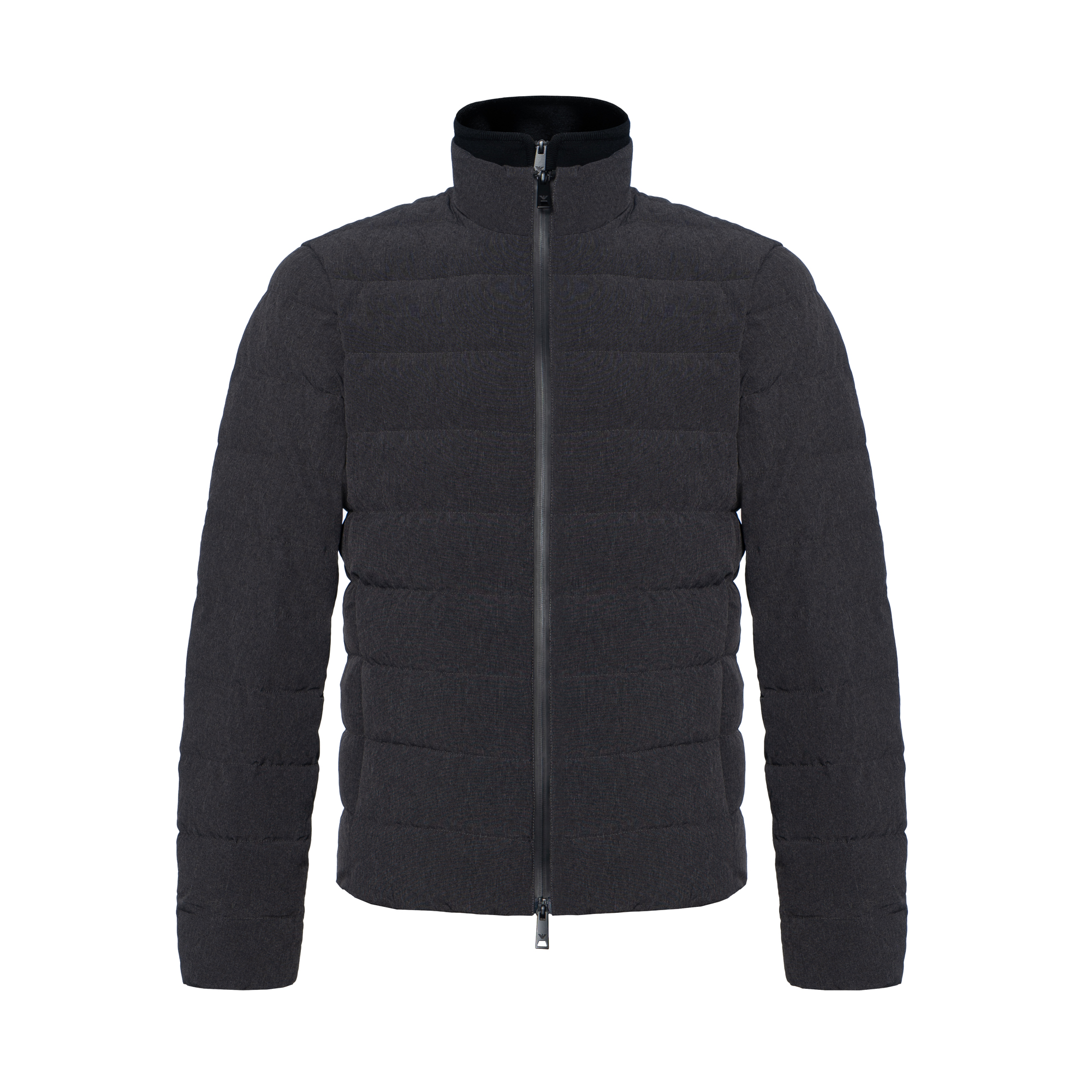 Emporio Armani Lightweight Warm Down Jacket in Dark Grey. 6Z1BA2-1NWHZ-0631