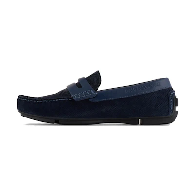 Emporio Armani Loafer 'Midnight Blue'