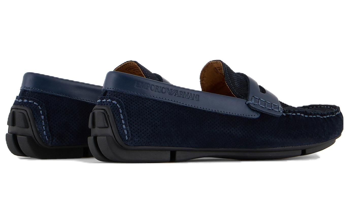Emporio Armani Loafer 'Midnight Blue' 圖 4