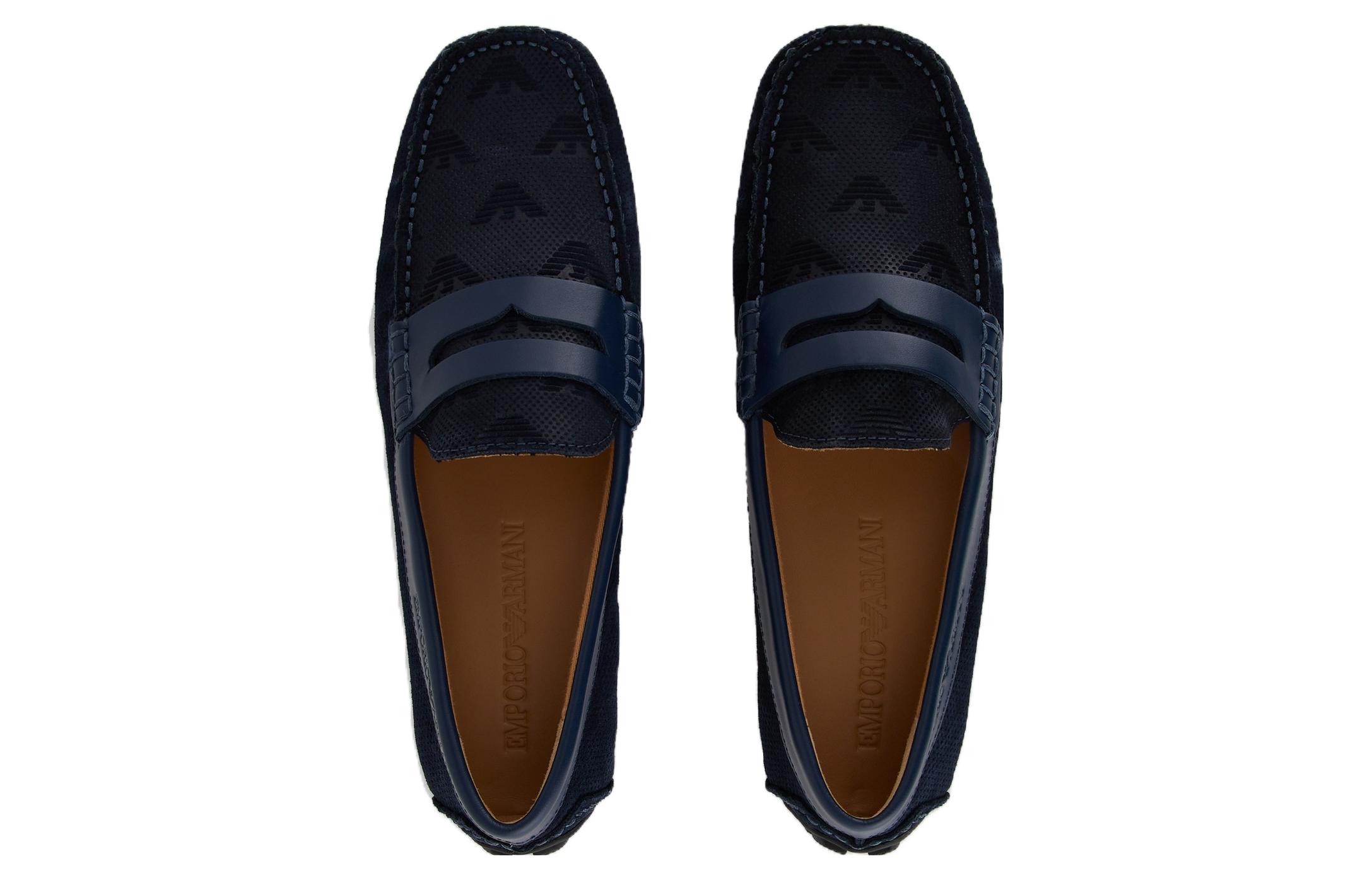 Emporio Armani Loafer 'Midnight Blue' 圖 5