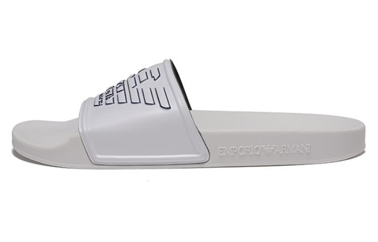Buy Emporio Armani Logo Casual Slide 'White' XVPS01XN12900001
