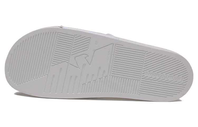 Emporio Armani Logo Casual Slide 'White' 圖 6