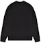 Lookbook Emporio Armani Logo Crewneck Pullover Sweatshirt Hitam 6G1MD7-1J36Z-0999