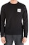 Shop Emporio Armani Logo Crewneck Pullover Sweatshirt Hitam 6G1MD7-1J36Z-0999