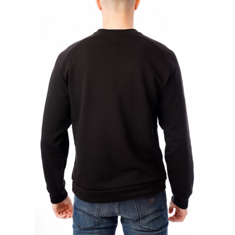 Details for Emporio Armani Logo Crewneck Pullover Sweatshirt Hitam 6G1MD7-1J36Z-0999