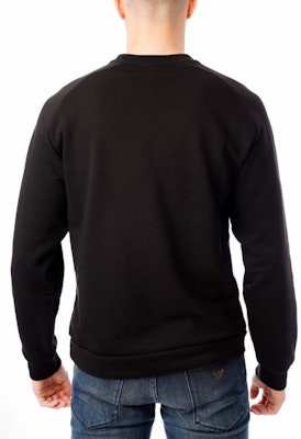 Emporio Armani Logo Crewneck Pullover Sweatshirt Hitam 6G1MD7-1J36Z-0999 Details for Emporio Armani Logo Crewneck Pullover Sweatshirt Hitam 6G1MD7-1J36Z-0999