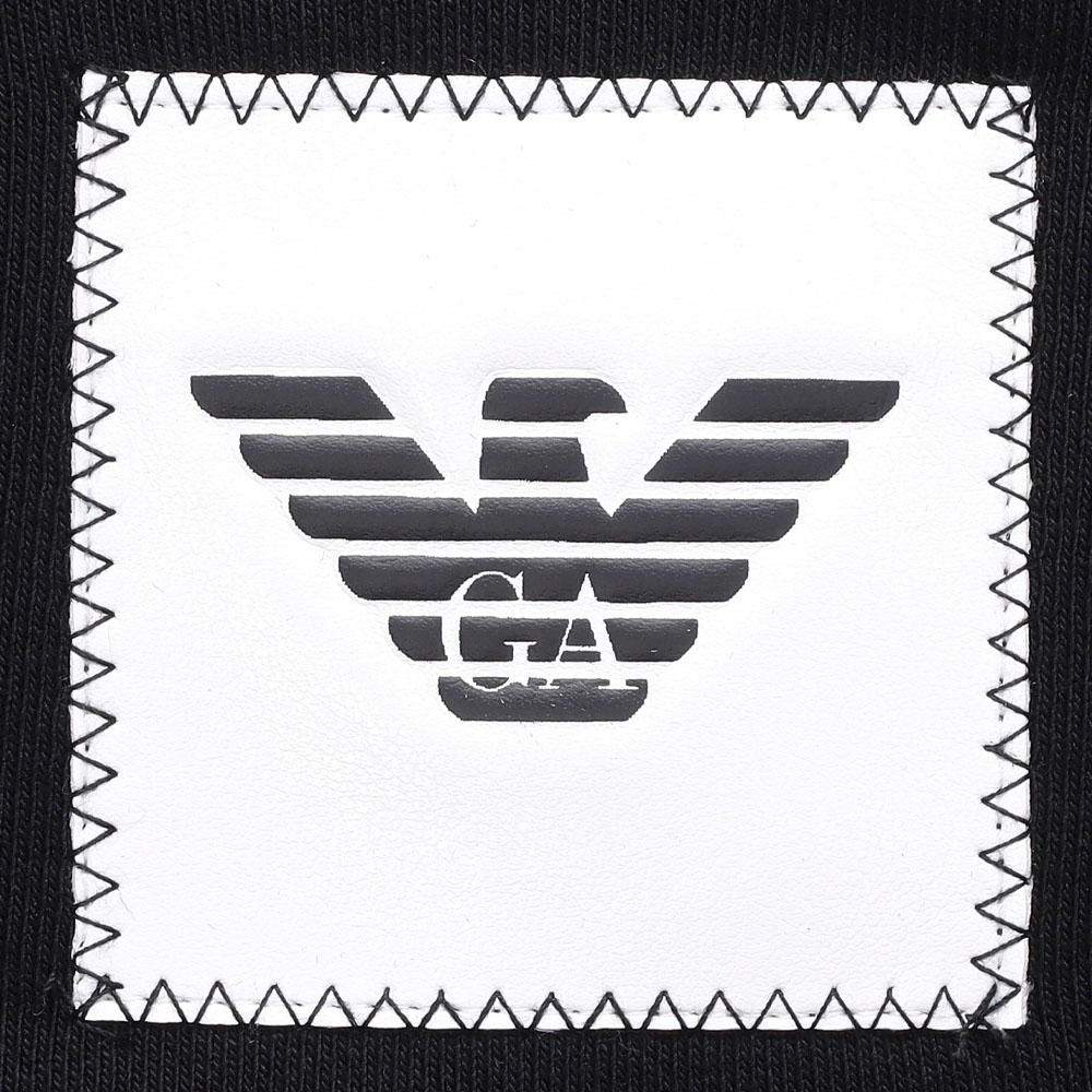 Sizing Emporio Armani Logo Crewneck Pullover Sweatshirt Hitam 6G1MD7-1J36Z-0999