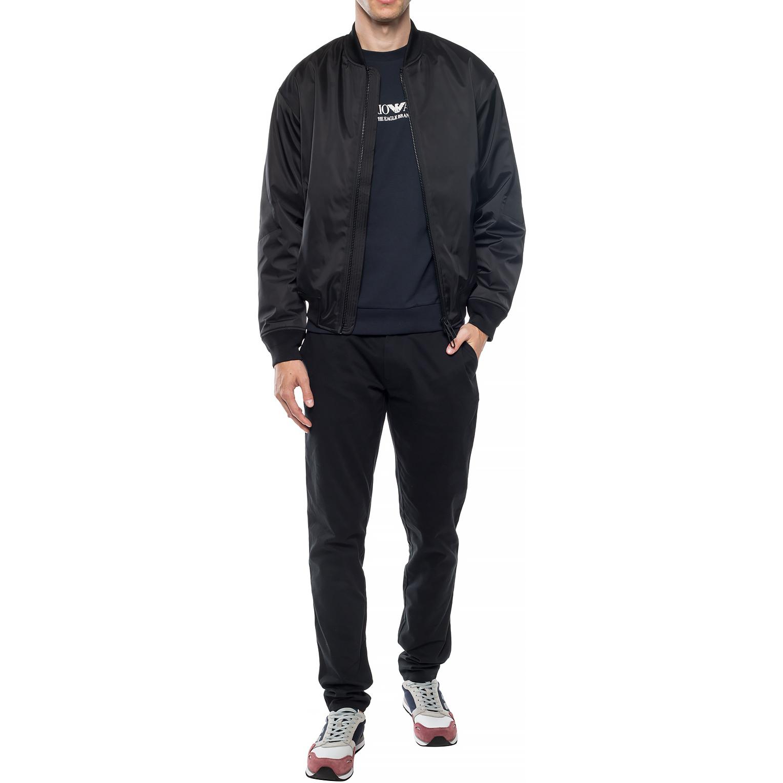 Details for EMPORIO ARMANI 標誌圓領長袖衛衣 海軍藍 8N1ME8-1J04Z-0922