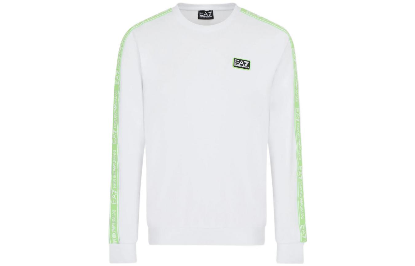 Emporio Armani Logo Crewneck Sweatshirt White 3LPM39-PJ05Z-1100