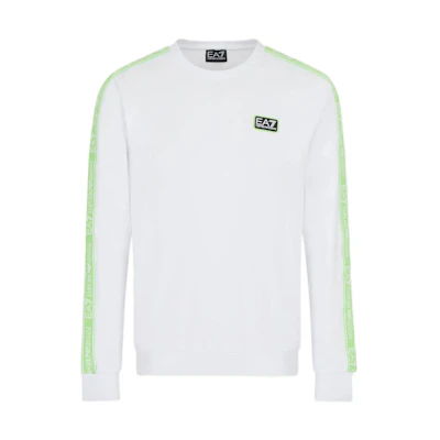 Emporio Armani Logo Crewneck Sweatshirt White 3LPM39-PJ05Z-1100