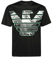 Emporio Armani Logo Graphic Crew Neck T-Shirt Black 3H1T79-1JSTZ-0999 Emporio Armani Logo Graphic Crew Neck T-Shirt Black 3H1T79-1JSTZ-0999