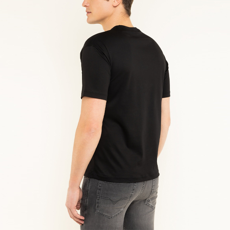 Details for エンポリオアルマーニ ロゴグラフィック クルーネックTシャツ ブラック 3H1T79-1JSTZ-0999