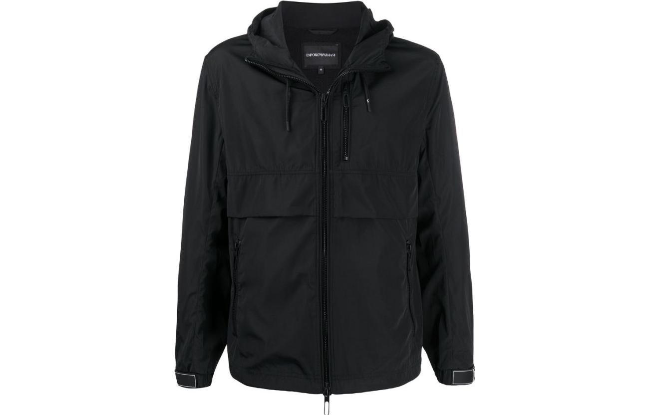 Emporio Armani Logo Hoodie Casual Jacket 3H1B93-NXGZ-0999