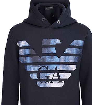 Emporio Armani 海軍藍標誌連帽上衣 6H1MA9-1JDSZ-0920 Cheap Emporio Armani 海軍藍標誌連帽上衣 6H1MA9-1JDSZ-0920