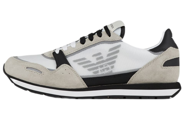 Emporio Armani Logo Leather Sneaker 'Beige' X4X537XM678N638